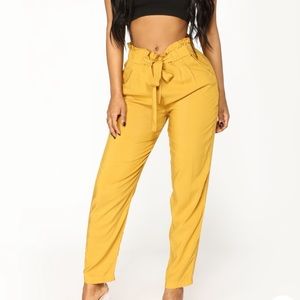 Classic Paper bag waist dress pants